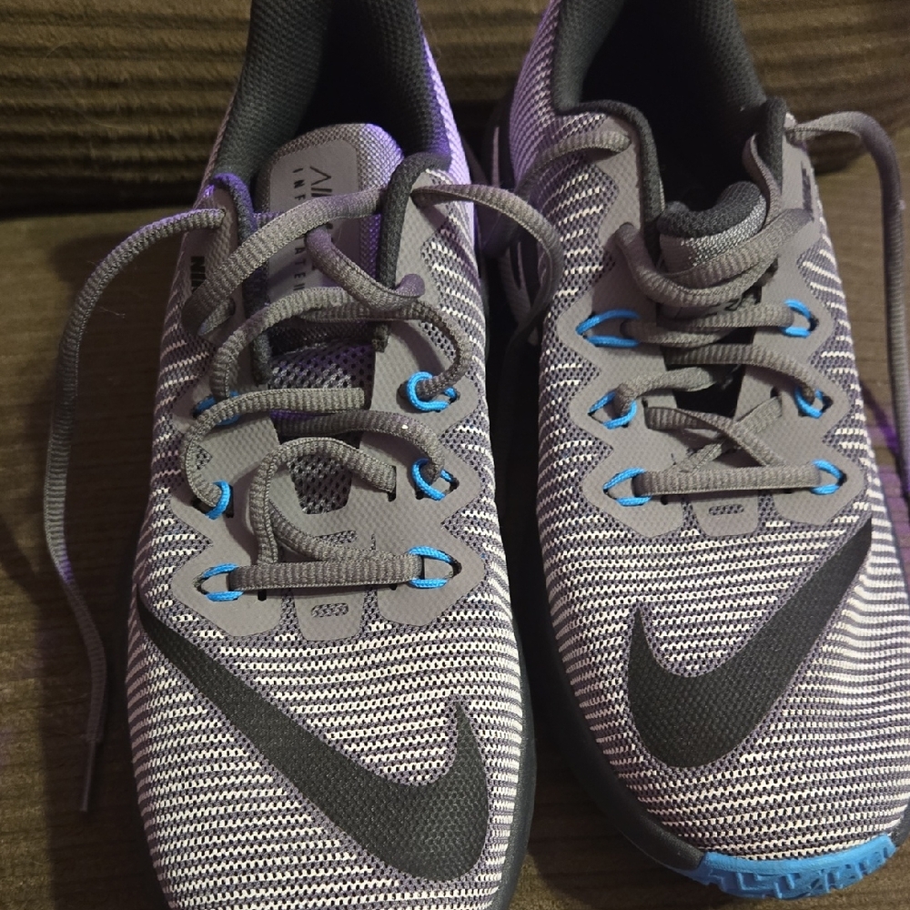 Nike Black and Blue Running Shoes